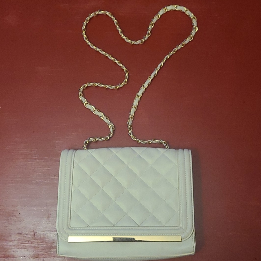 Aldo White Cross Body Bag